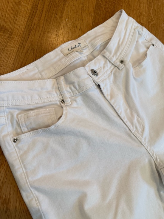 CHARLIE B Denim - CHARLIE B White Straight-Leg Denim Pants